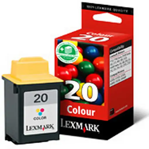 Lexmark #20 / 15M0120E Color Print Cartridge cartucho de tinta Original Cian, Mage