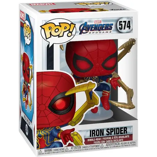 Funko pop iron spider 574 - avengers endgame - 889698451383