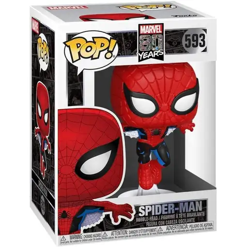 Figura pop marvel 80th first appearance spiderman
