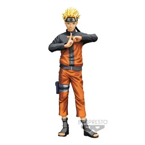 Figura uzumaki naruto grandista nero naruto shippuden 27cm Figura uzumaki naruto grandista nero naruto shippuden 27cm