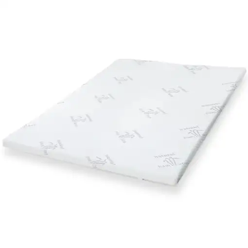 The White Stone Sobrecolchón 200x200 cm de Látex Natural, Desenfundable 5 cm | Tej