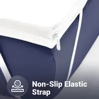 Topper de Látex Natural 100x200 | Bambú transpirable, desenfundable