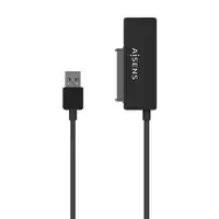 AISENS Adaptador ASE-35A01B SATA a USB-A USB 3.0/USB3.1 GEN1 para Discos Duros 2.5