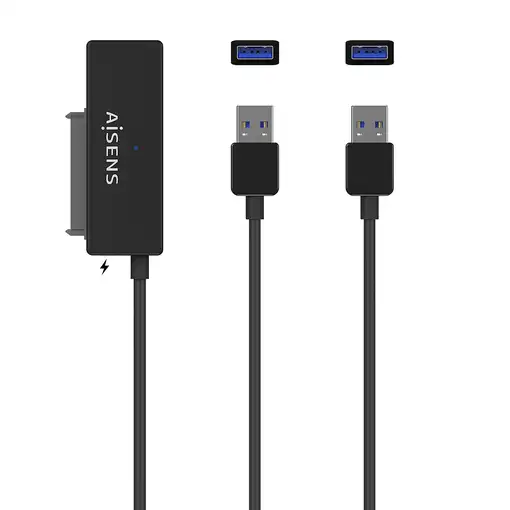 AISENS Adaptador ASE-35A01B SATA a USB-A USB 3.0/USB3.1 GEN1 para Discos Duros 2.5