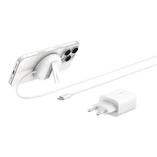 Belkin WIA011kqWH Auriculares, Smartphone Blanco USB Cargador inalámbrico