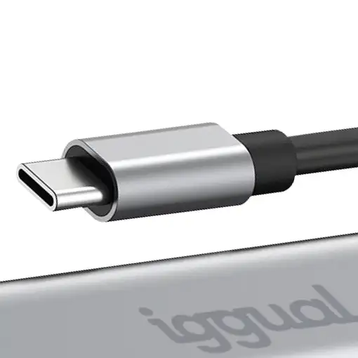 iggual Adaptador tipo C a RJ45 Gigabit 1000Mbps