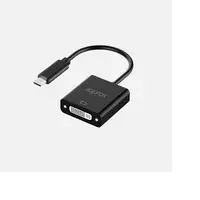 Approx APPC51 adaptador de cable de vídeo 0,13 m USB Tipo C DVI Negro