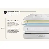 Conjunto colchón y base 180x200 cm - George V