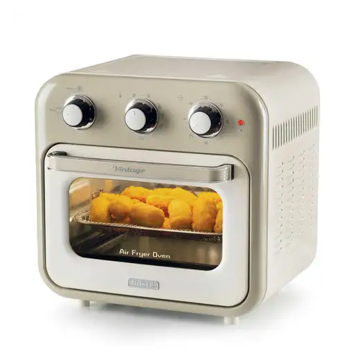 Freidora de aire y mini horno Vintage beige, 16 L, 1400W, 4632/03 ARIETE