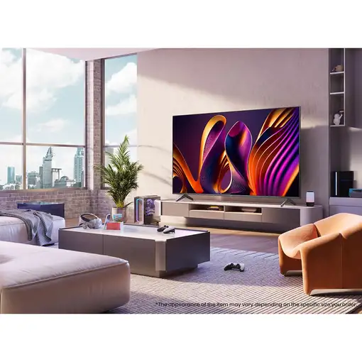 Televisor DLED 75'' 4K Ultra HD Gris Smart 20013843 HISENSE