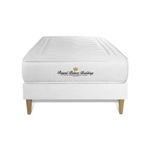 Colchón LANCASTER 90x190cm, Grosor : 22cm, Muelles ensacados y espuma viscoelástic Colchón LANCASTER 90x190cm, Grosor : 22cm, Muelles ensacados y espuma viscoelástic