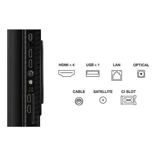 Televisor QLED 65'' 4K Ultra HD Metálico Smart 65P8K TCL