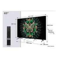 TCL C6K 65C6K Televisor 165,1 cm (65") 4K Ultra HD Smart TV Wifi Metálico
