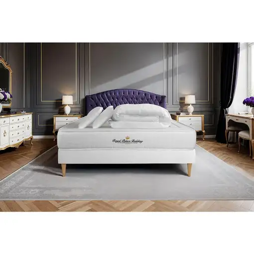 Pack cama completa - Colchón 160x200cm + Somier con láminas (kit) + 2 almohadas +