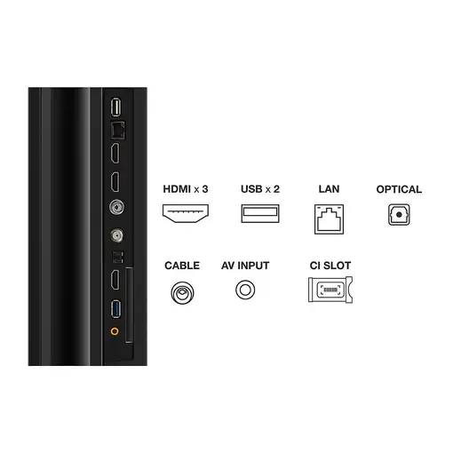 TCL P75 50P755 Televisor 127 cm (50\) 4K Ultra HD Smart TV Wifi Titanio