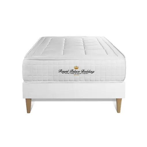 Pack colchón Balmoral 90x190cm + Somier multiláminas, espuma viscoelástica, 3 zona