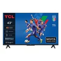 TCL P6K 43P6K Televisor 109,2 cm (43") 4K Ultra HD Smart TV Wifi Metálico
