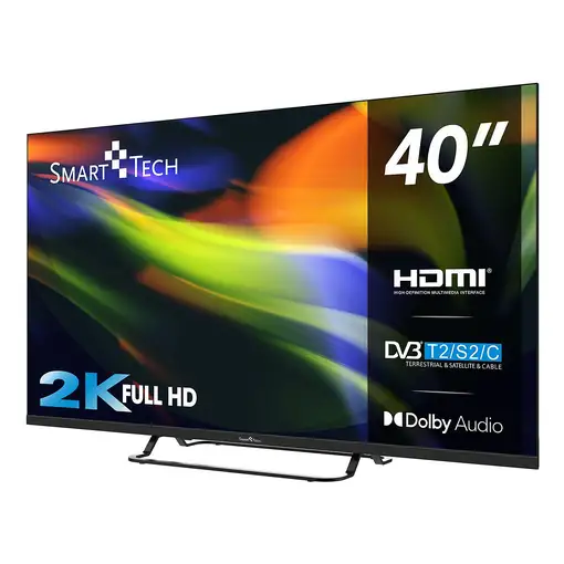 Smart-Tech 40FN01V3 Televisor 101,6 cm (40\) Full HD Gris 250 cd / m²