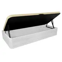 Canapé Abatible Apertura Lateral 105x200, Gran Capacidad, Montaje Incluido, Polar