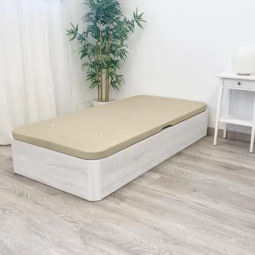 Canapé Abatible Apertura Lateral 105x200, Gran Capacidad, Montaje Incluido, Polar