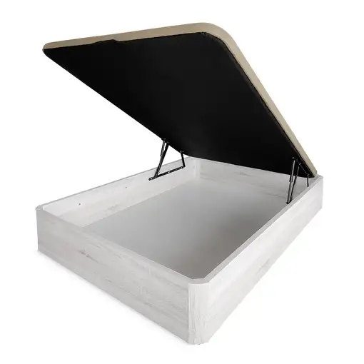 Canapé Abatible 150 x 200 Reforzado Gran Capacidad con Montaje Incluido, Polar