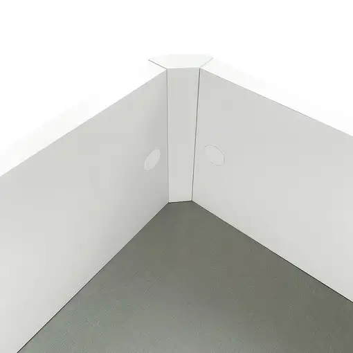 Canapé Abatible 135 x 190 Reforzado Gran Capacidad con Montaje Incluido, Blanco