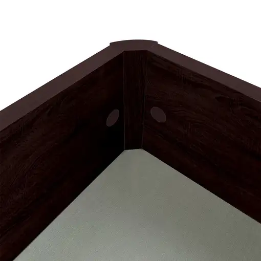 Canapé Abatible 150 x 190 Reforzado Gran Capacidad con Montaje Incluido, Wengué