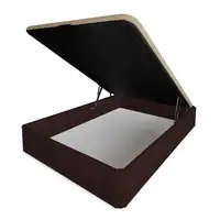 Canapé Abatible 150 x 200 Reforzado Gran Capacidad con Montaje Incluido, Wengué