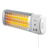 Calefactor halógeno blanco para baño 1200W, Heaty B1200 PURLINE
