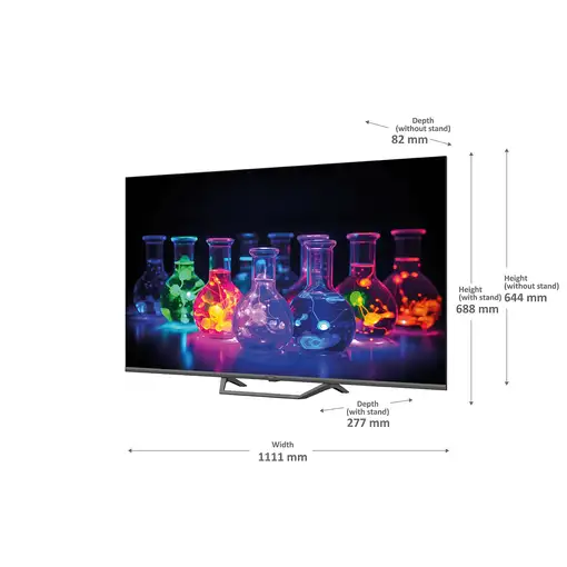 Televisor QLED 50'' 4K Ultra HD Negro Smart 36200077 HAIER