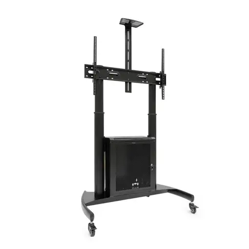 TooQ “NARNIA” Soporte de Suelo con Armario Multiusos + Accesorios Rack para Pantal