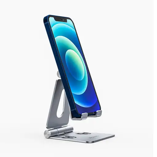 AISENS Soporte De Sobremesa Tamaño M Ajustable (2 Pivotes) Para Movil / Tablet, Pl