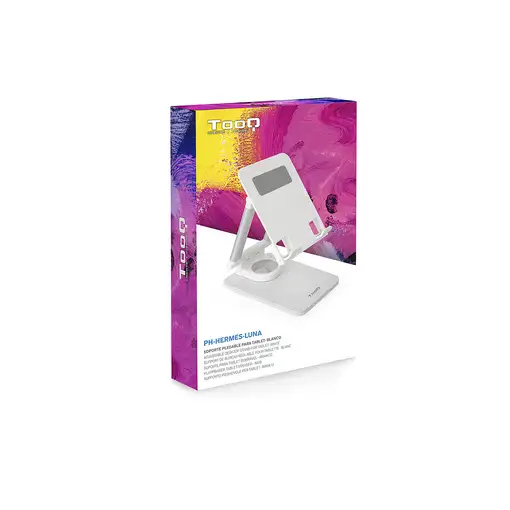 TooQ Soporte de Sobremesa Ajustable para Móvil o Tablet de hasta 12,9”