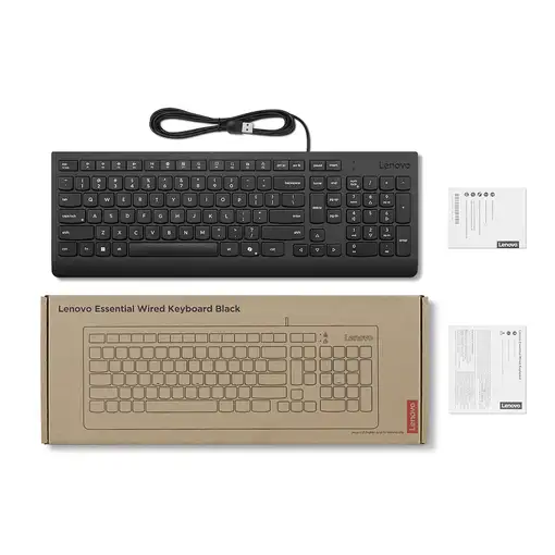 Lenovo 4Y41R64665 teclado Hogar / Oficina USB Español Negro