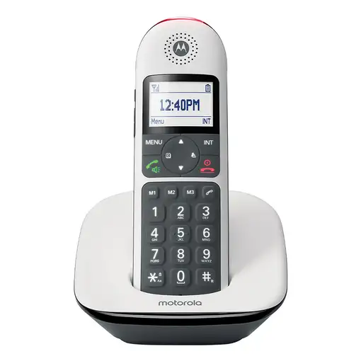 Motorola CD5001 Teléfono DECT Identificador de llamadas Gris