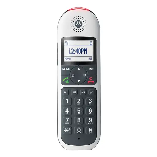 Motorola CD5001 Teléfono DECT Identificador de llamadas Gris