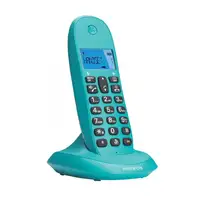 Motorola C1001 Teléfono DECT Identificador de llamadas Turquesa Motorola C1001 Teléfono DECT Identificador de llamadas Turquesa