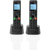 Motorola DOT202 Twin Teléfono DECT Identificador de llamadas Negro