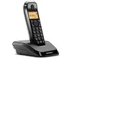 Motorola S1201 Teléfono DECT Identificador de llamadas Negro