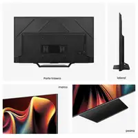 Hisense 55U7NQ Televisor 139,7 cm (55") 4K Ultra HD Smart TV Wifi Gris 500 cd / m²