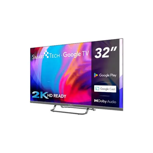 Smart-Tech 32HG01V Televisor 81,3 cm (32\) HD Smart TV Wifi Gris 180 cd / m²