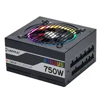 UNYKAch ATX Atilus RGB Black 750W unidad de fuente de alimentación 20+4 pin ATX Ne