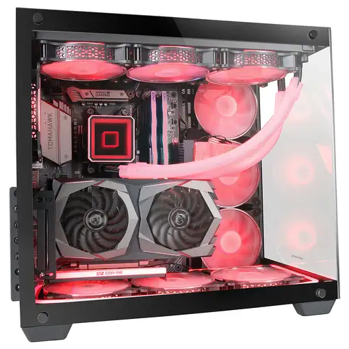 Mars Gaming MCV4 Negra, Torre Gaming Custom XXL E-ATX, Ventana Cristal Templado La
