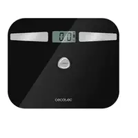 Cecotec Surface Precision EcoPower 10200 Smart Healthy Plaza Negro, Plata Báscula