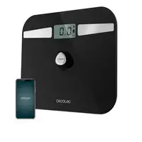 Cecotec Surface Precision EcoPower 10200 Smart Healthy Plaza Negro, Plata Báscula