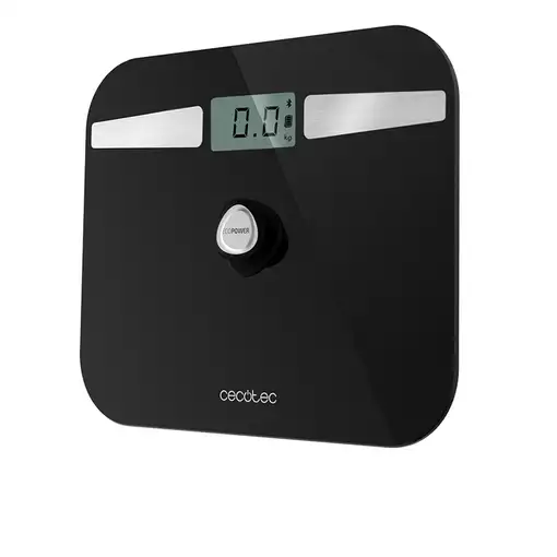 Cecotec Surface Precision EcoPower 10200 Smart Healthy Plaza Negro, Plata Báscula