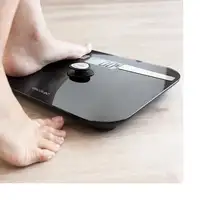 Cecotec Surface Precision EcoPower 10200 Smart Healthy Plaza Negro, Plata Báscula