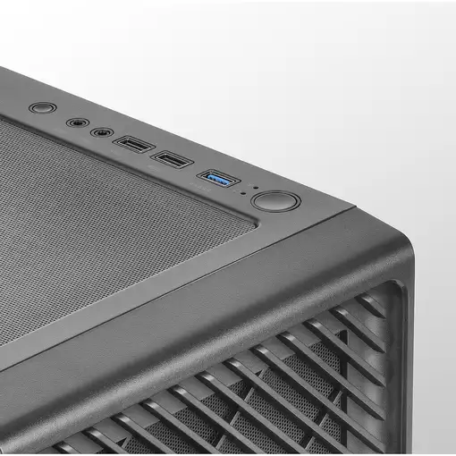 Mars Gaming MC-F, Semitorre Gaming ATX, Ventana Completa Cristal Templado, Frontal