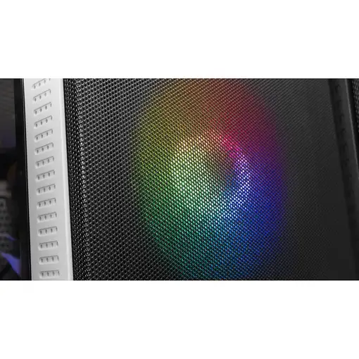 Mars Gaming MCZW, Caja PC Compacta Premium, MicroATX, Panel+Frontal Mesh, Blanco