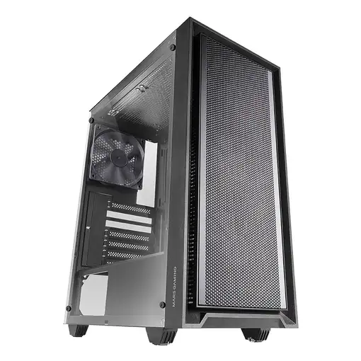 Mars Gaming MC-PMAX, Caja Profesional ATX, 4x Ventiladores FDB 120mm, Panel Fronta
